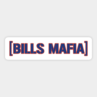 Bills Mafia Hoon - Blue w/Rd outline Sticker